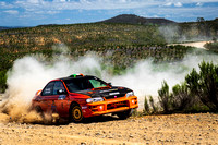 8 - Darren Sweeney and Aaron McGovern in their Subaru Impreza (4WD) at the AMSAG Oberon Rally - 5 Nov 2022