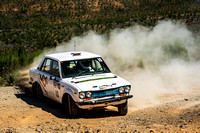10 - Jeff Davies and Benjamin Clement in their Datsun 1600 (D) at the AMSAG Oberon Rally - 5 Nov 2022