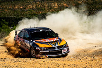 11 - Jody Mill and Snow McMahon in their Mitsubishi Lancer Evo 8 (4WD) at the AMSAG Oberon Rally - 5 Nov 2022