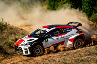 1 - Lewis Bates and Anthony McLoughlin in their Toyota GR Yaris AP4 at the IME Test Day - 8 Mar 2023