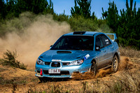 7 - Doug Wright and James Ford in their Subaru WRX Sti at the IME Test Day - 8 Mar 2023